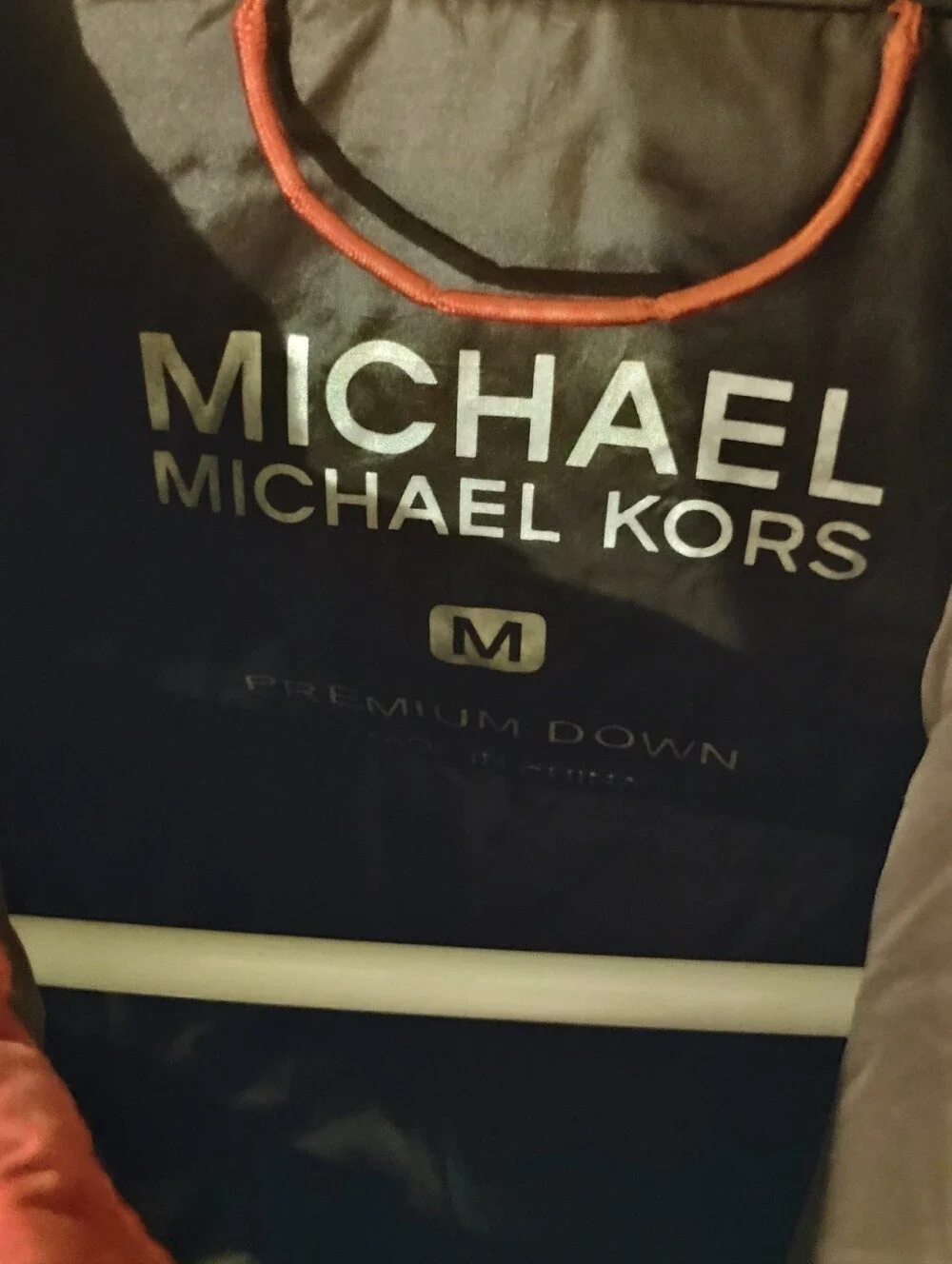 Michael Kors Mens Premium Down Hooded Puffer Jacket Sz M